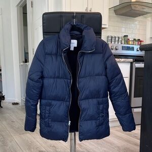Old Navy Dark Blue Puffer Jacket